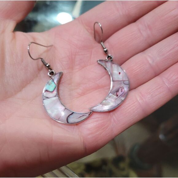 Alpaca mexico moon earrings - Picture 6 of 9